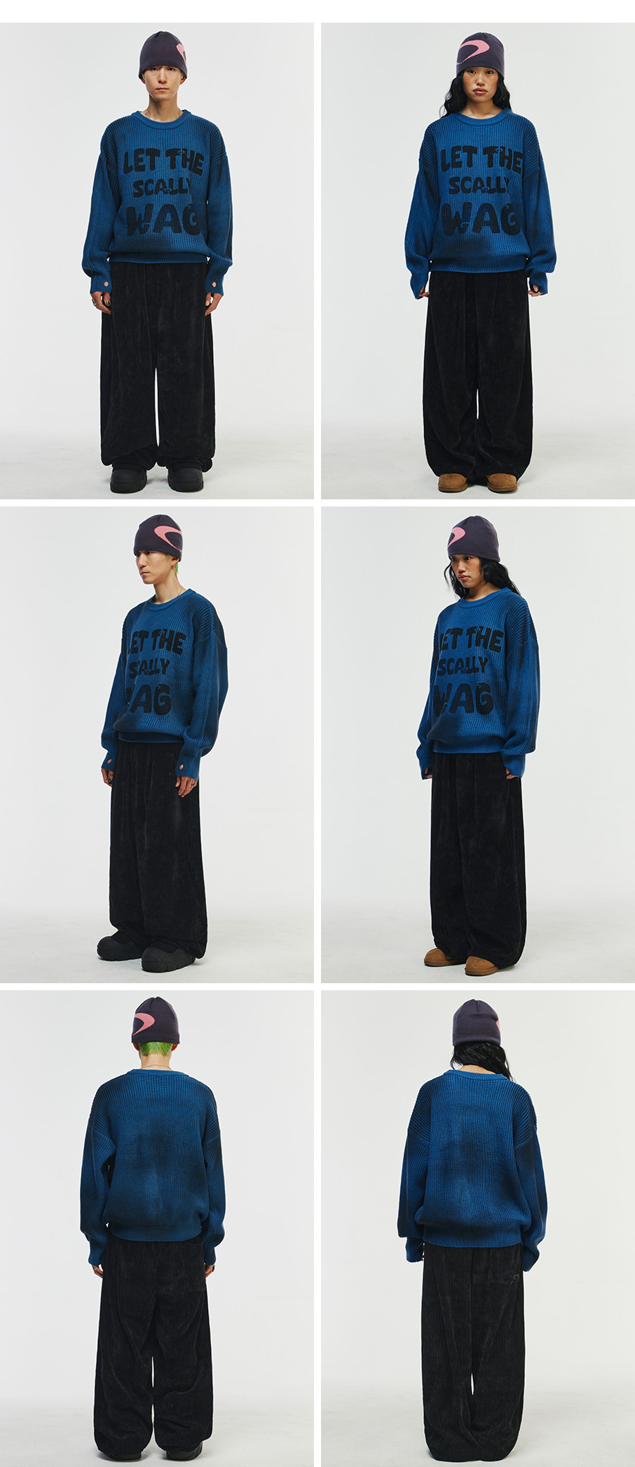 ◆SCALLYWAG◆ Easy corduroy wide pants black MUSINSA | SCALLYWAG Easy Corduroy Wide Pants [Black]
